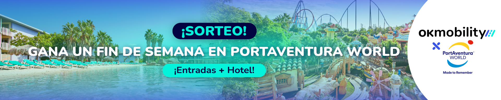 Participa y gana un fin de semana hotel + entradas en PortAventura World