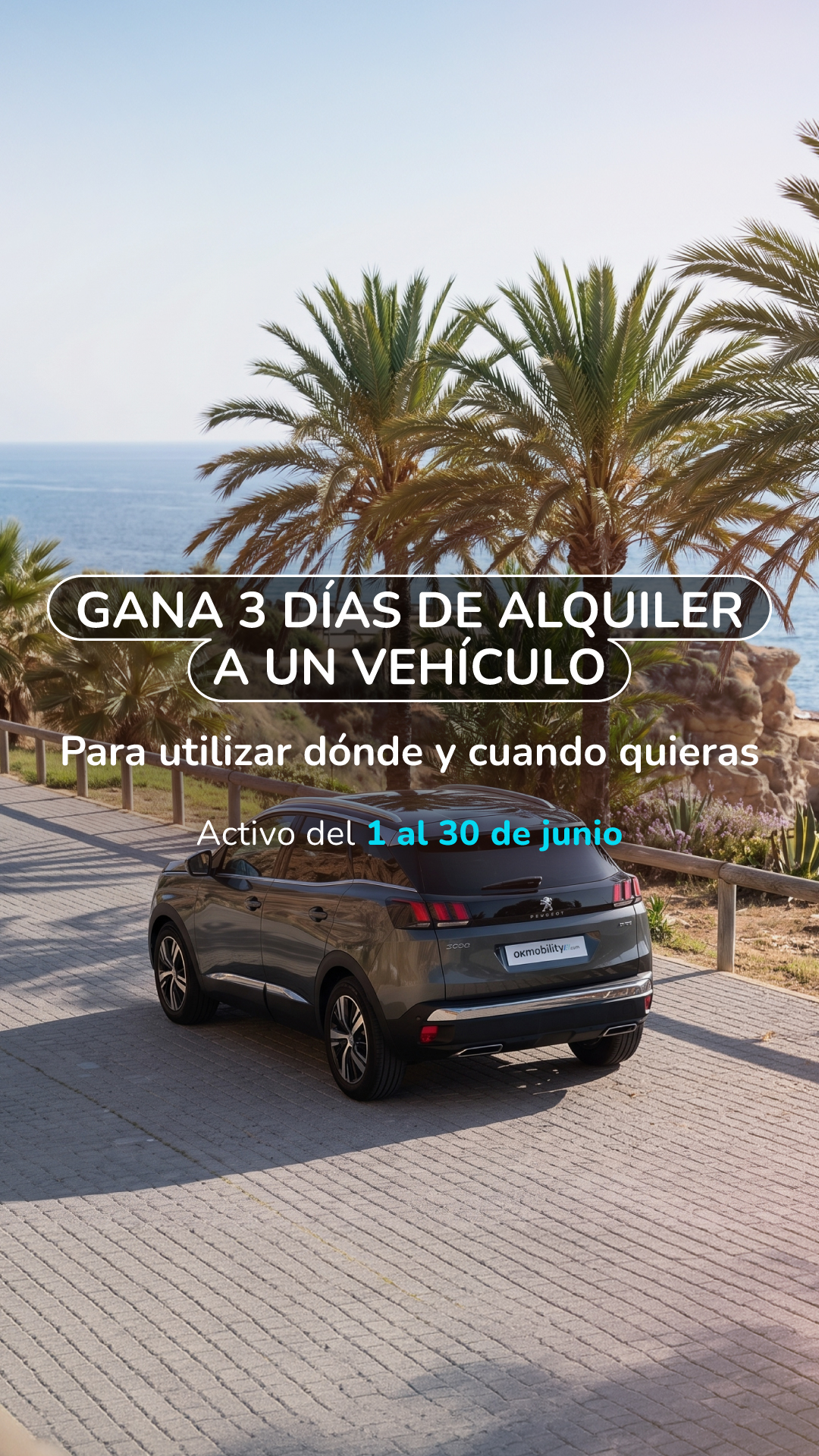Gana un alquiler de 3 días con Ok Mobility