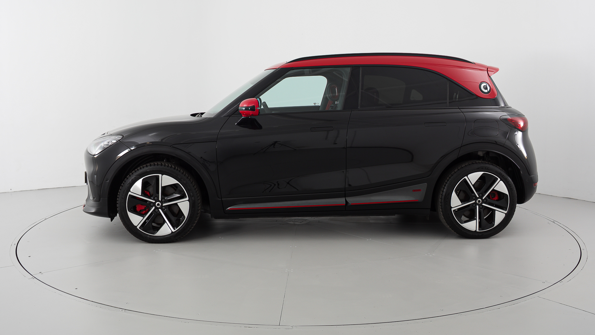 smart #1 brabus 428 4X4 2023 meta black / radiant red 3