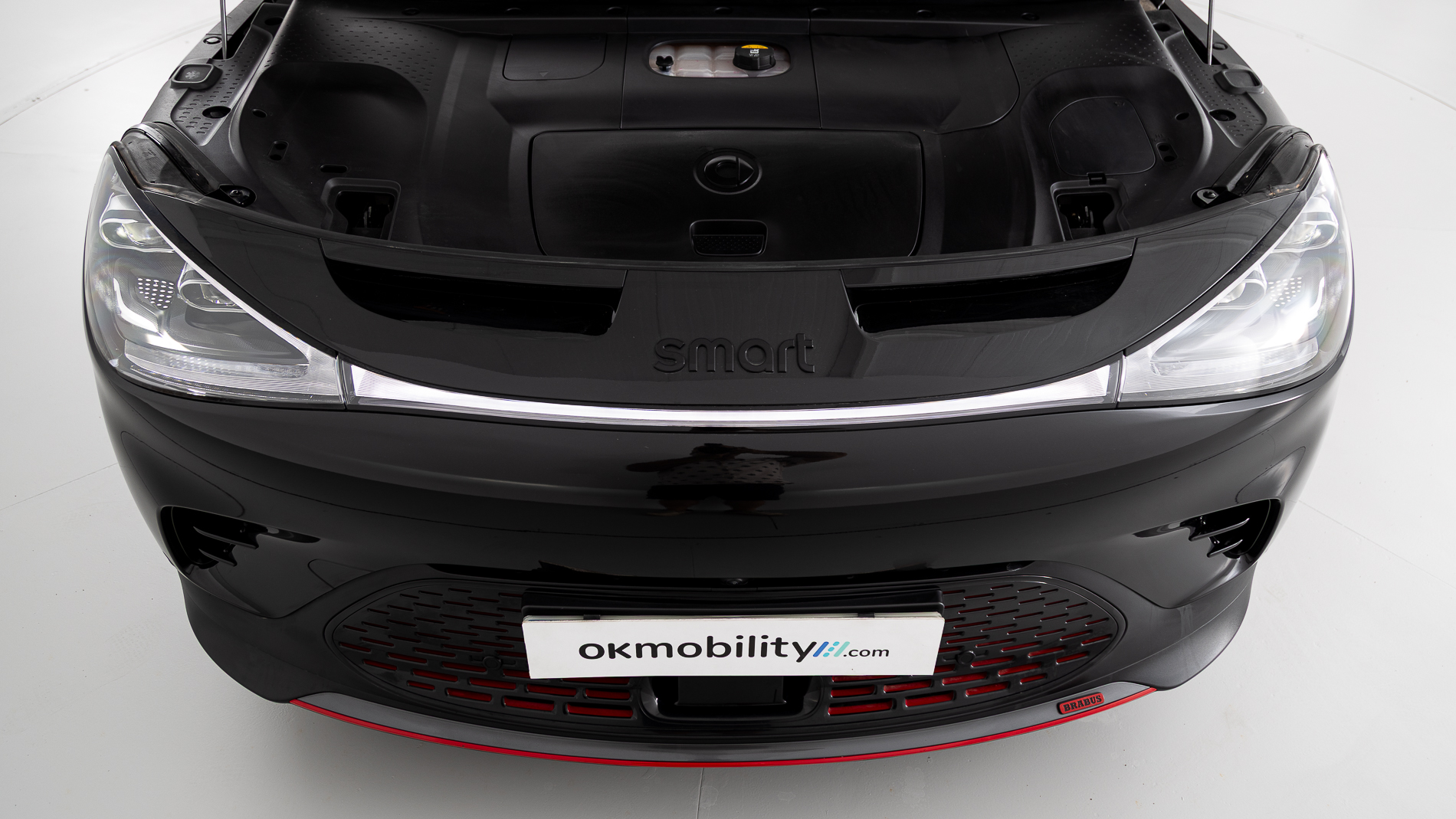 smart #1 brabus 428 4X4 2023 meta black / radiant red 18