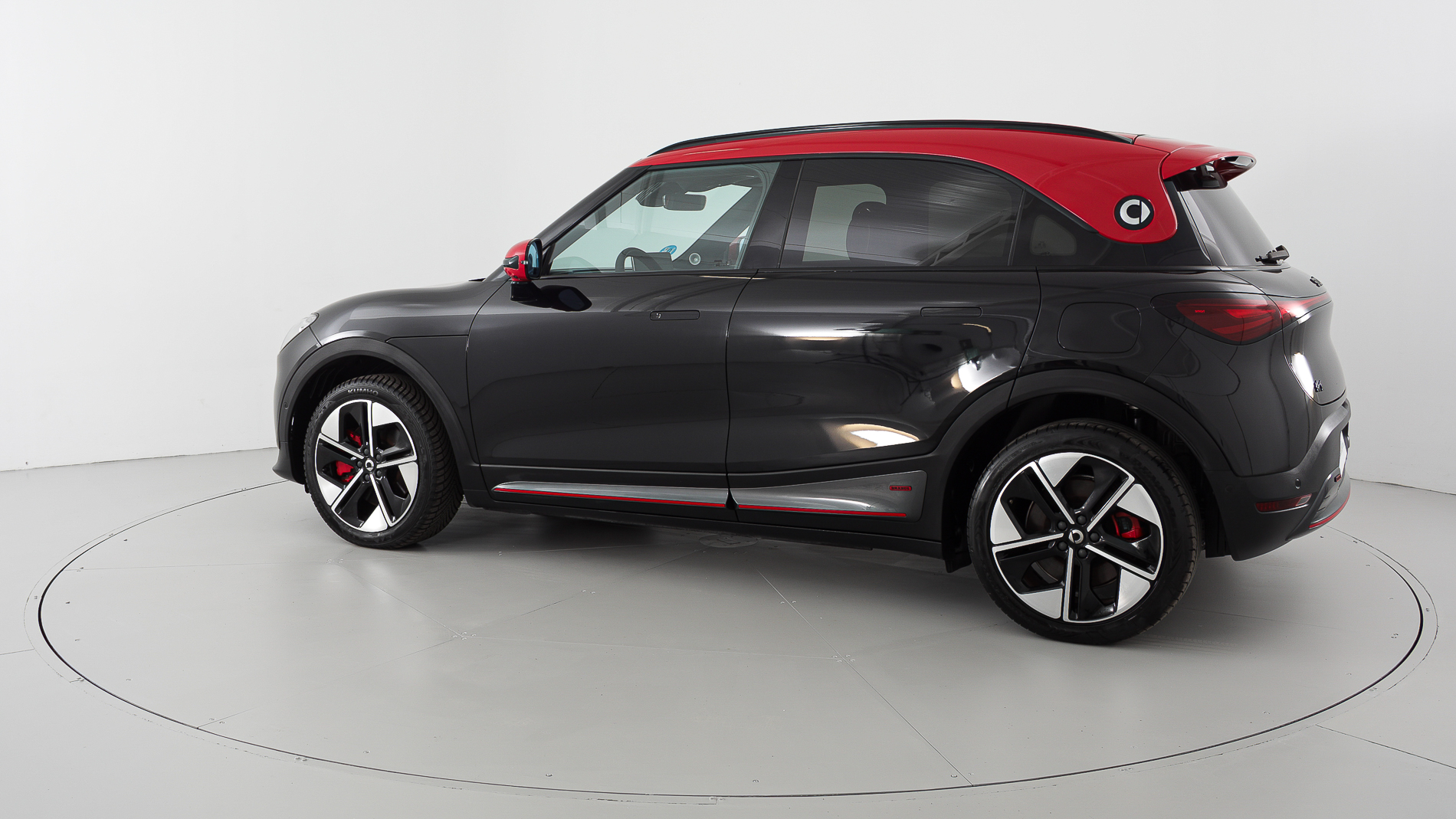 smart #1 brabus 428 4X4 2023 meta black / radiant red 4