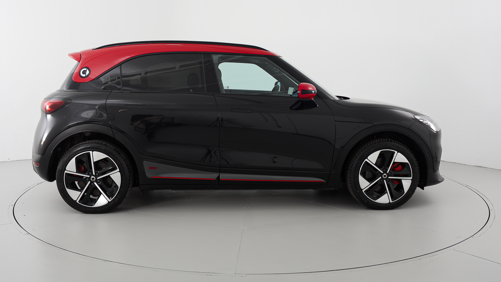 smart #1 brabus 428 4X4 2023 meta black / radiant red 11