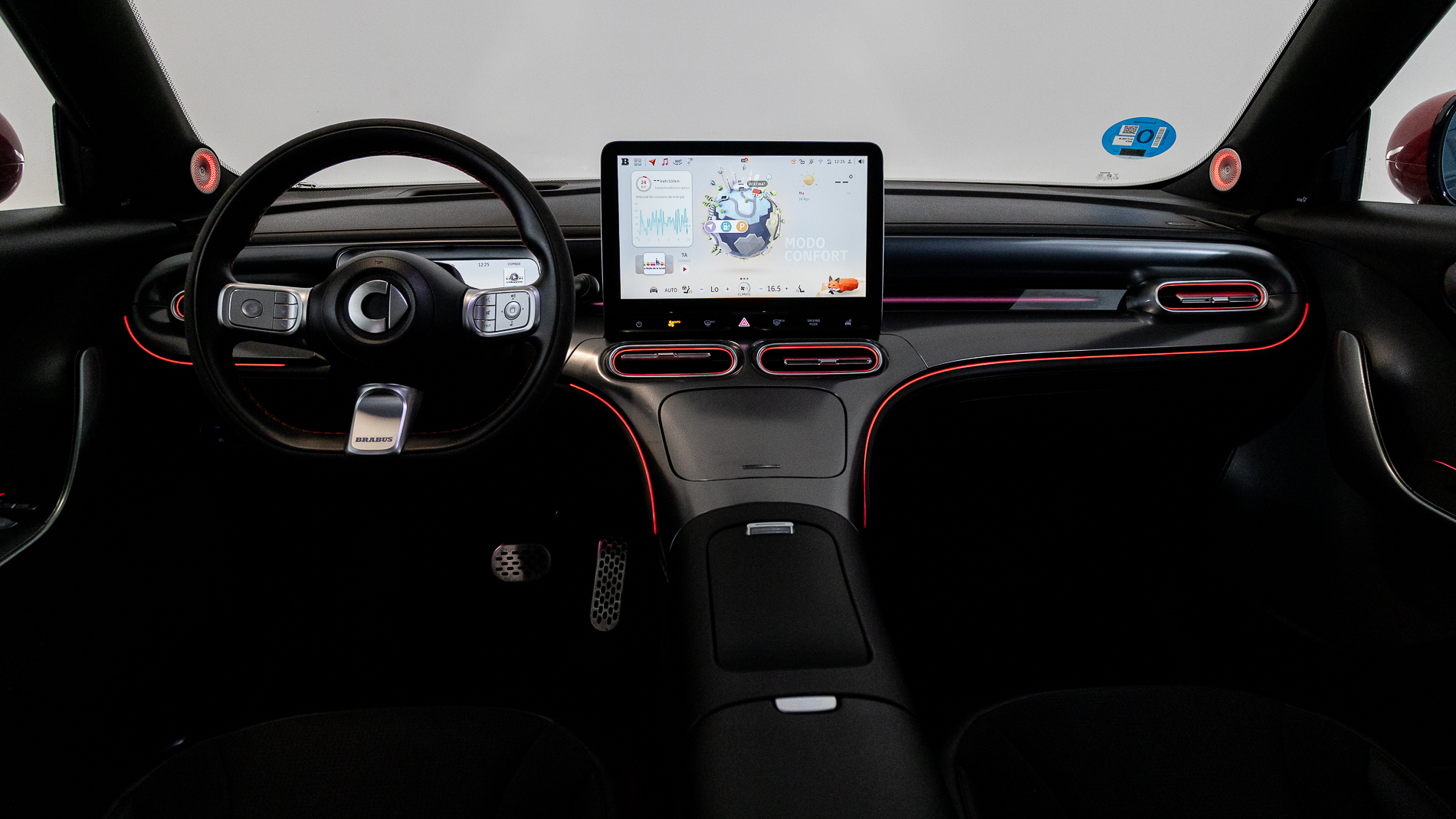 smart #1 brabus 428 4X4 2023 meta black / radiant red 21