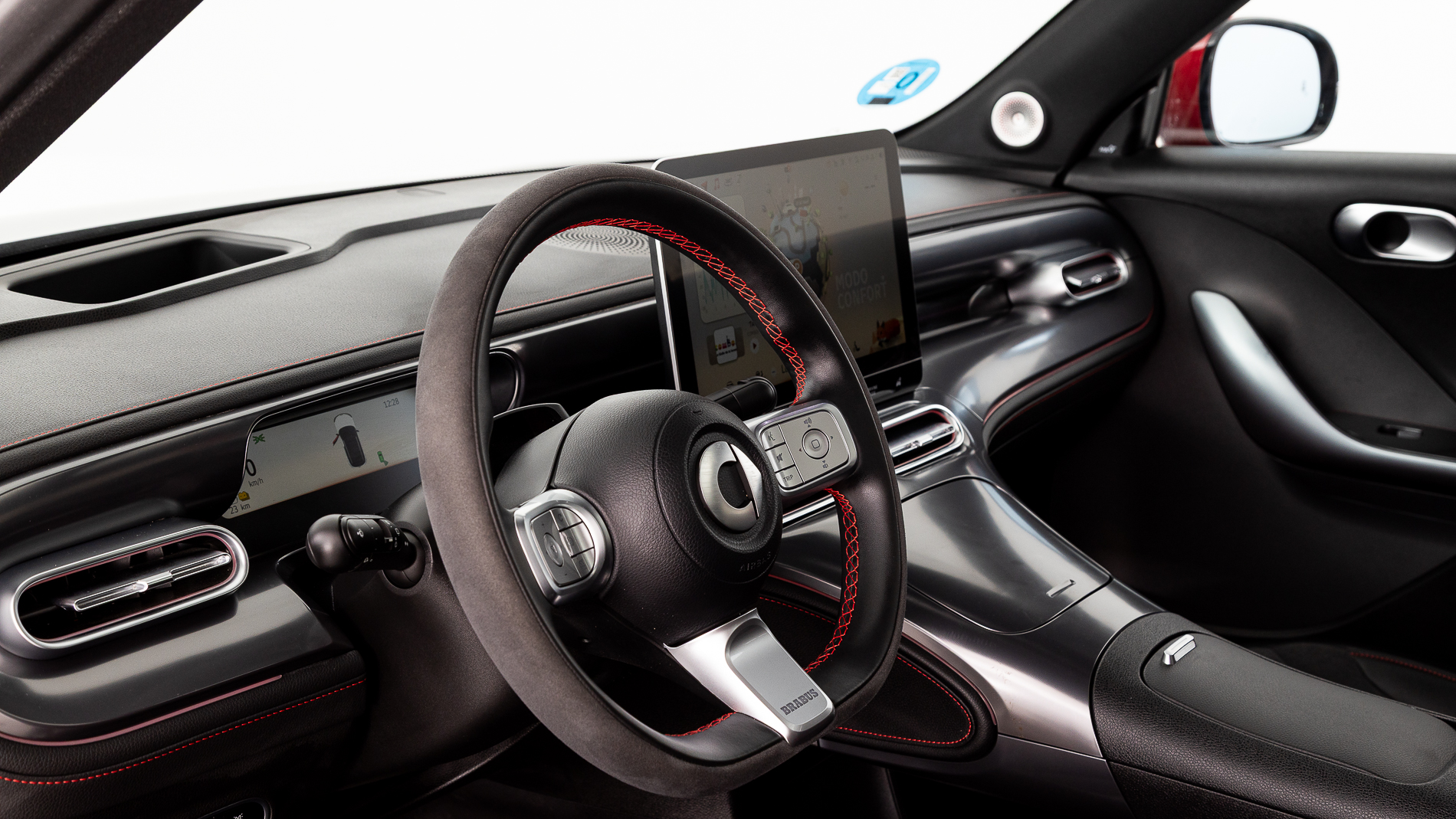 smart #1 brabus 428 4X4 2023 meta black / radiant red 22