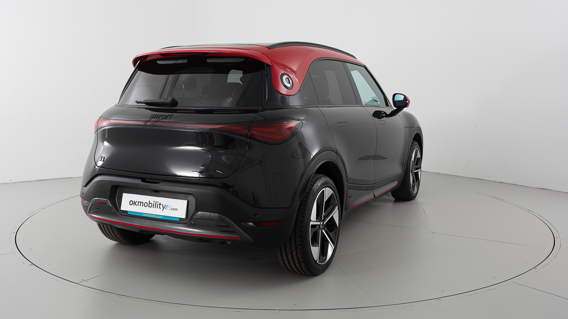 smart #1 brabus 428 4X4 2023 meta black / radiant red 9