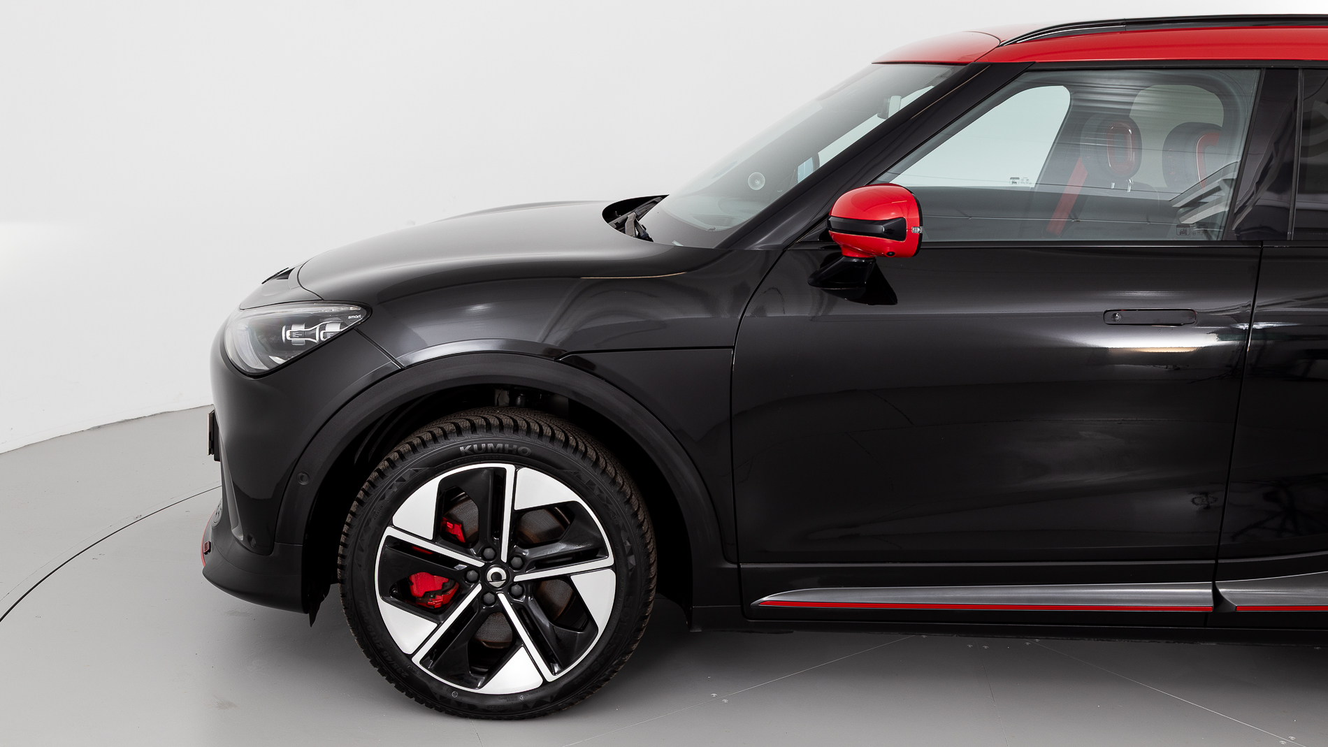 smart #1 brabus 428 4X4 2023 meta black / radiant red 21