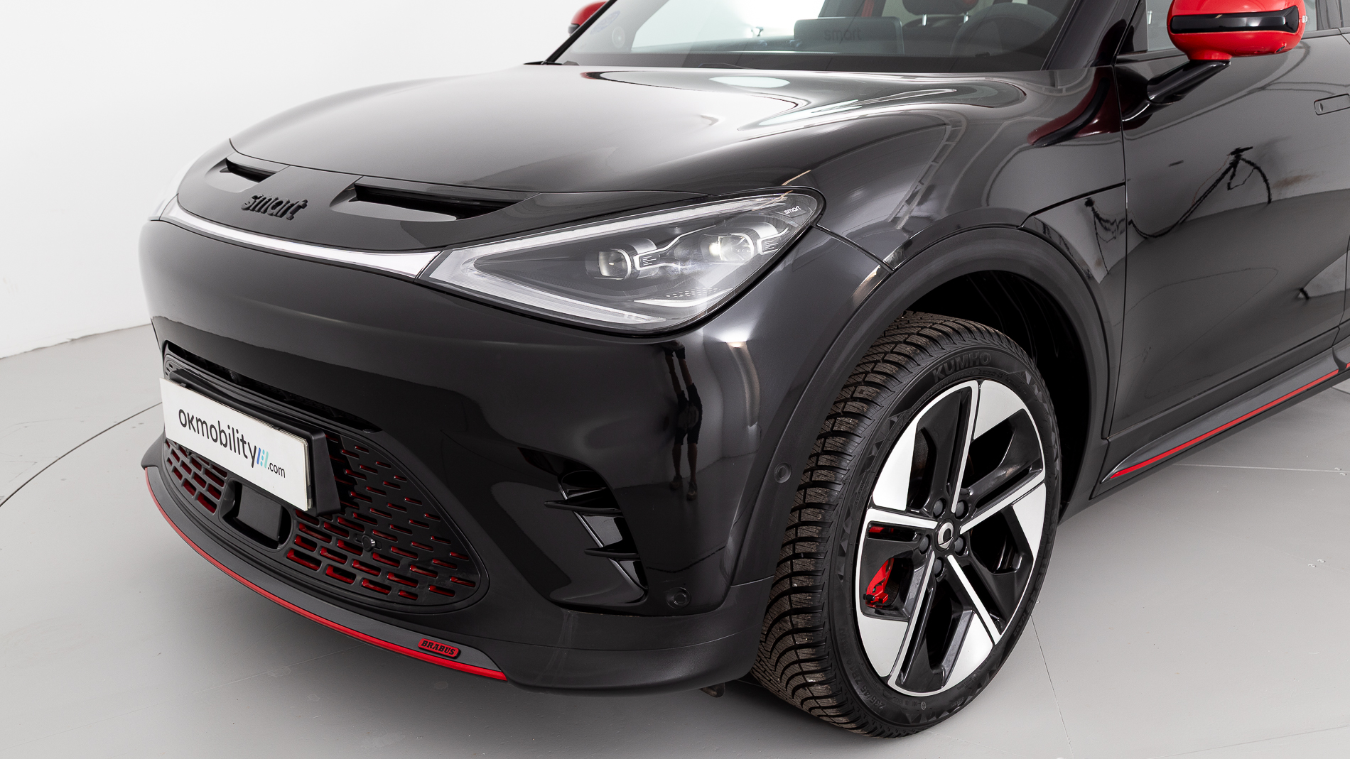 smart #1 brabus 428 4X4 2023 meta black / radiant red 34