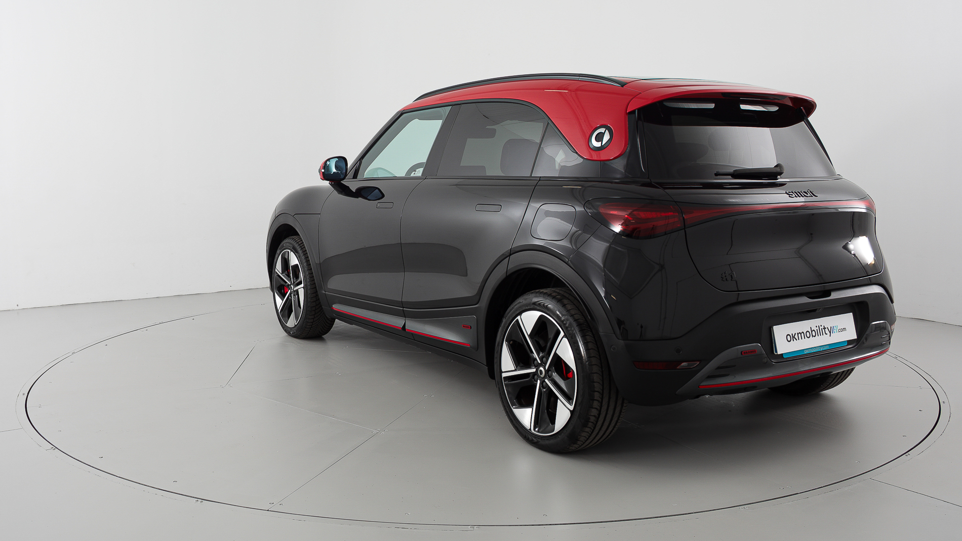 smart #1 brabus 428 4X4 2023 meta black / radiant red 5