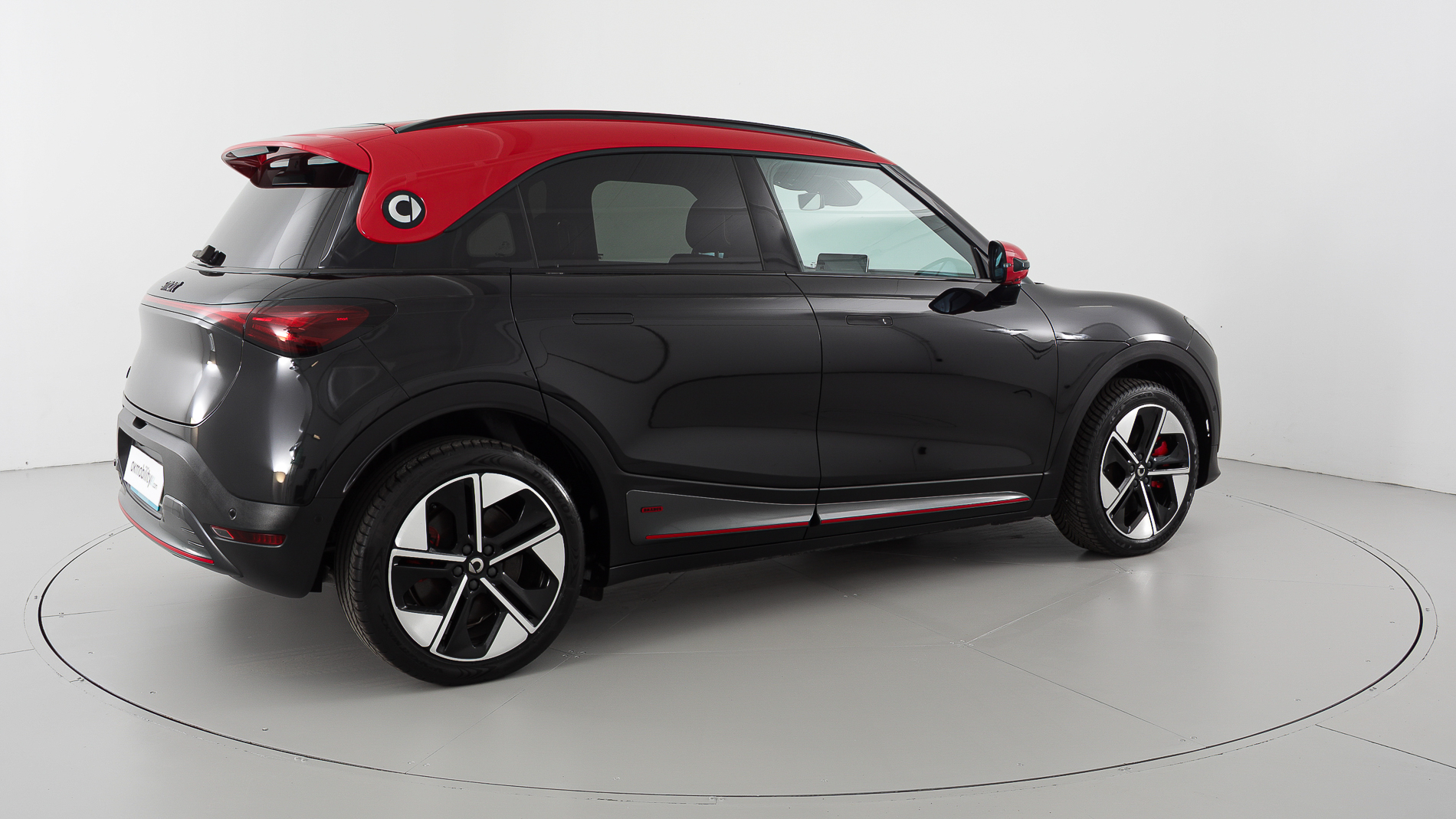 smart #1 brabus 428 4X4 2023 meta black / radiant red 13