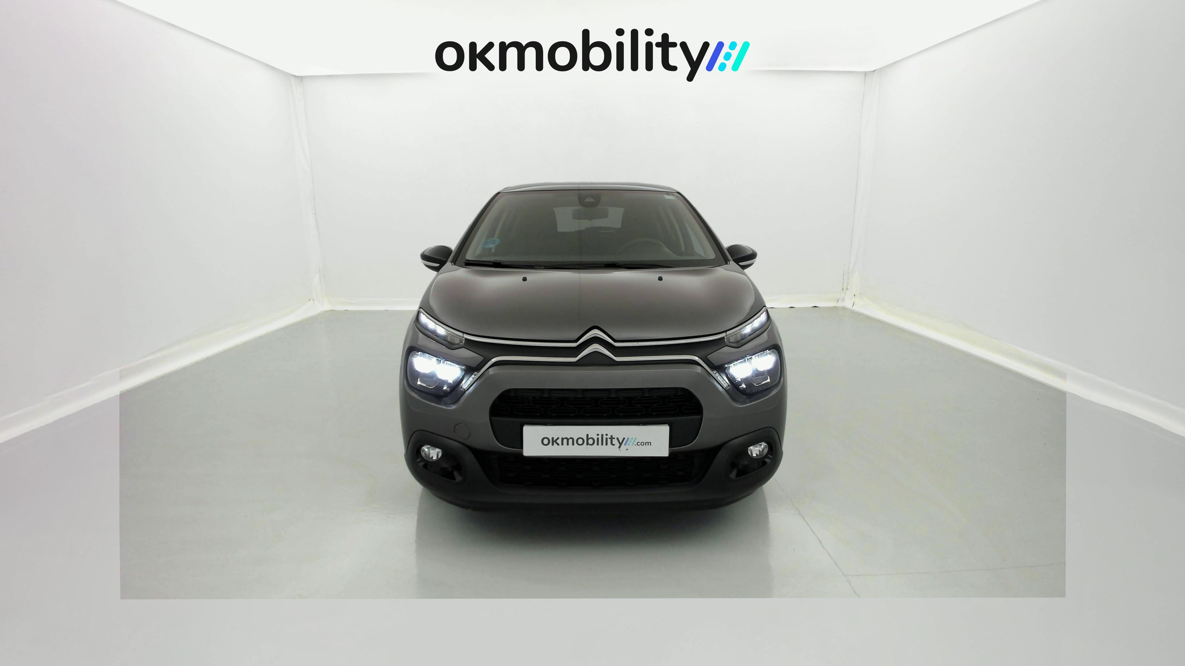 citroen c3 origin max 1.2 PURETECH 83 2024 gris platino / negro 2