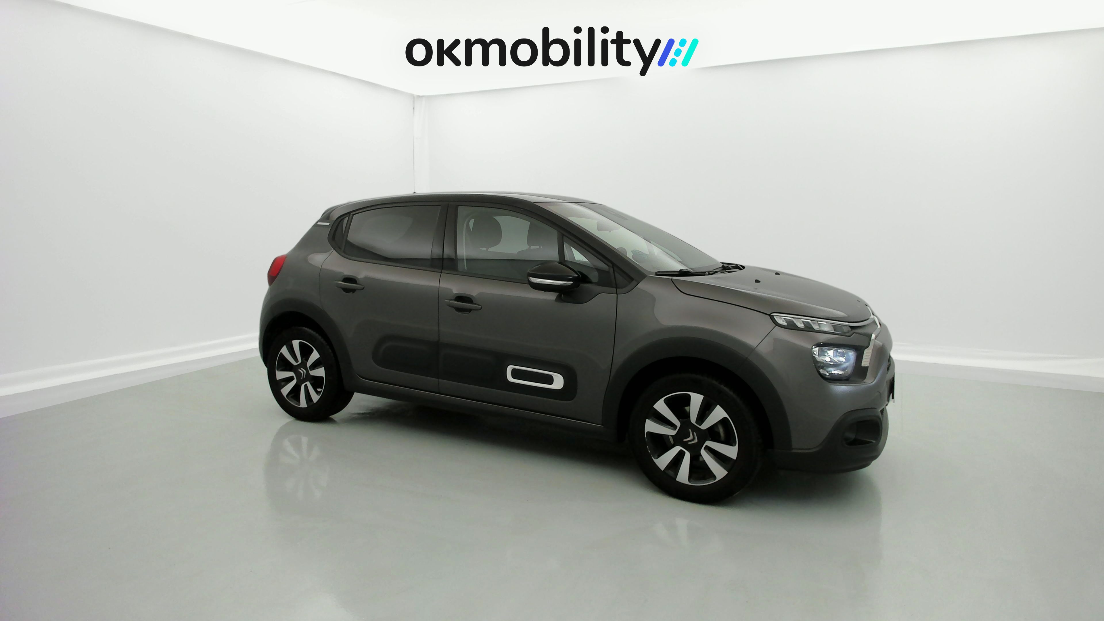 citroen c3 origin max 1.2 PURETECH 83 2024 gris platino / negro 14