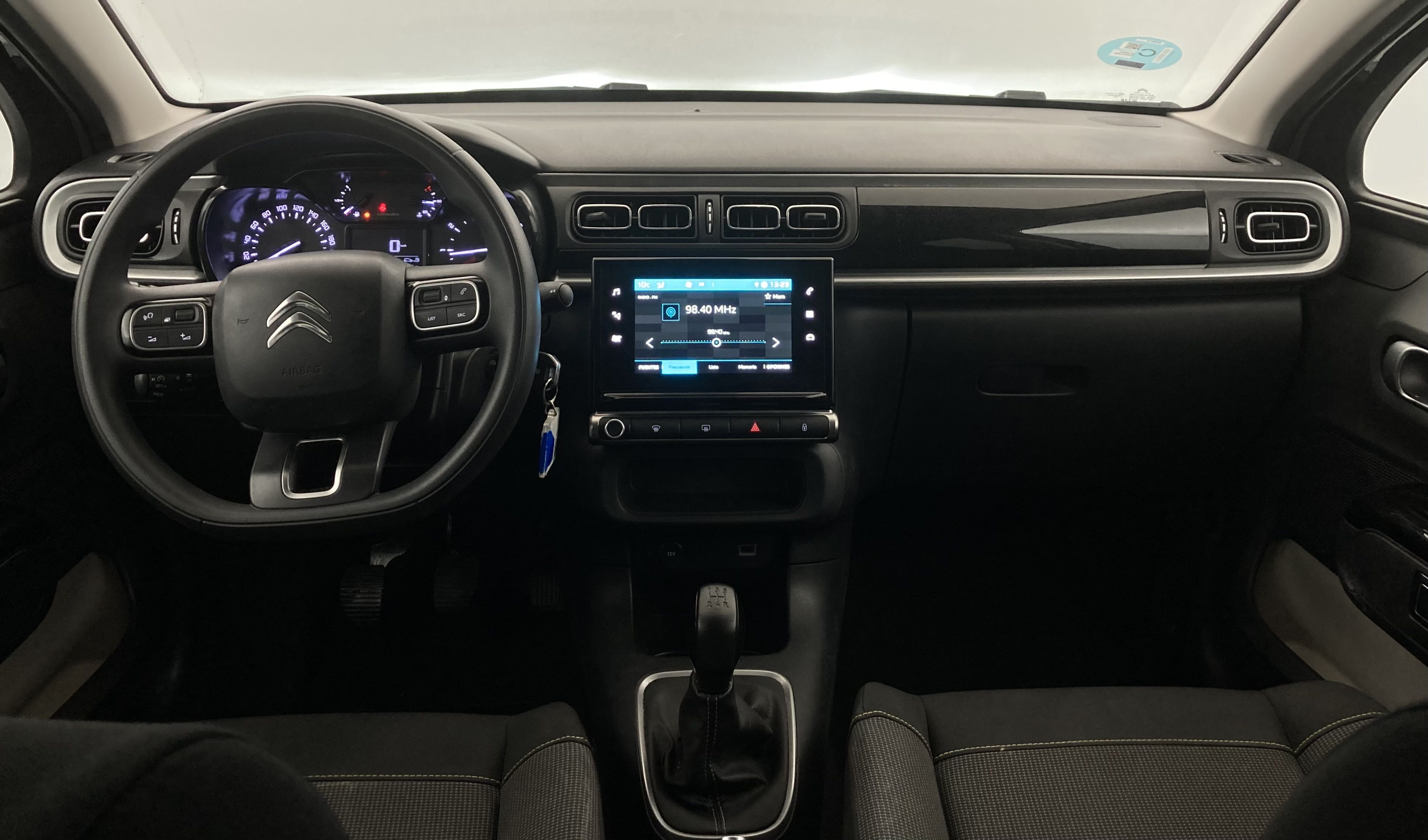 citroen c3 origin max 1.2 PURETECH 83 2024 gris platino / negro 20