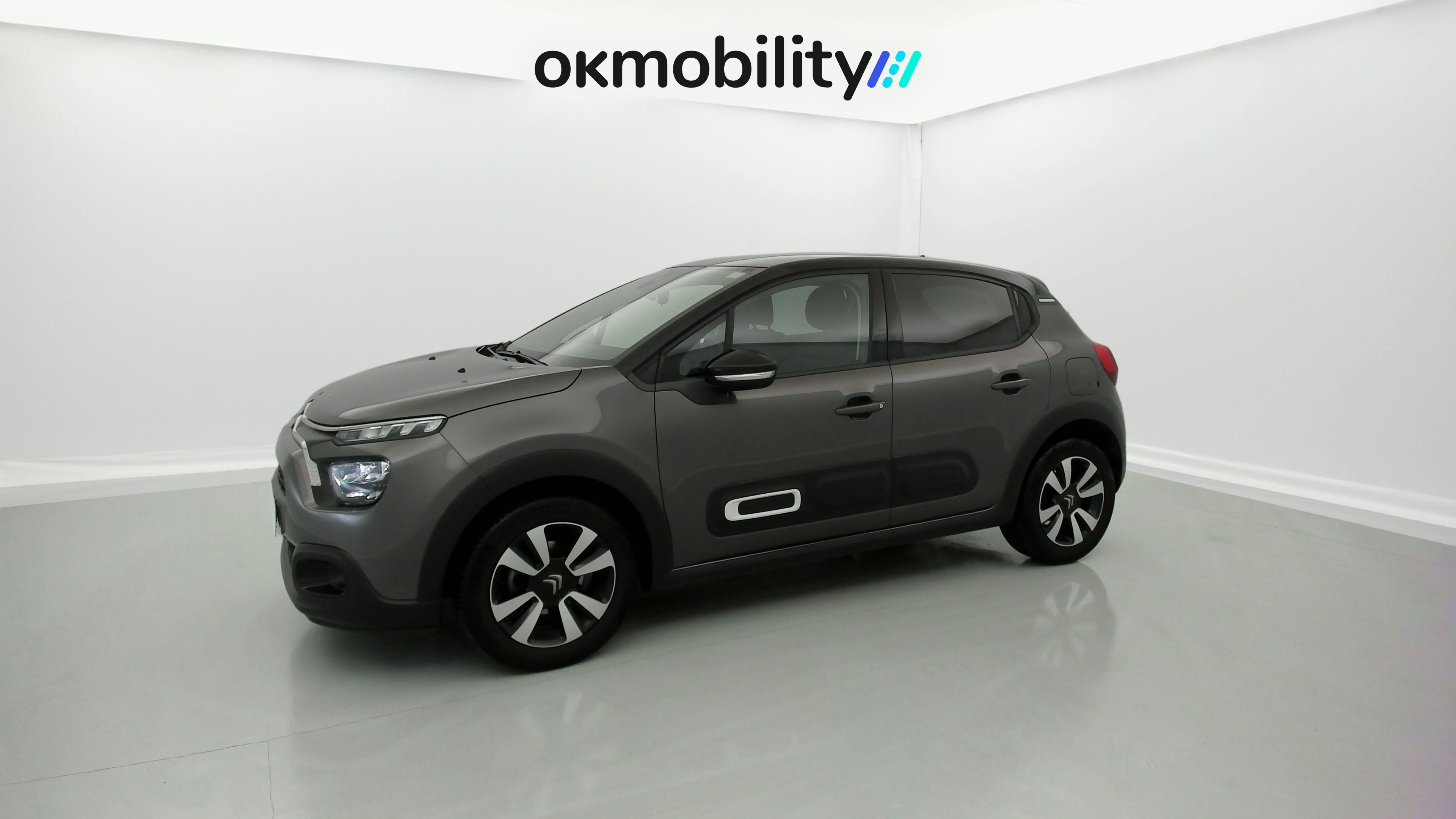 citroen c3 origin max 1.2 PURETECH 83 2024 gris platino / negro 5