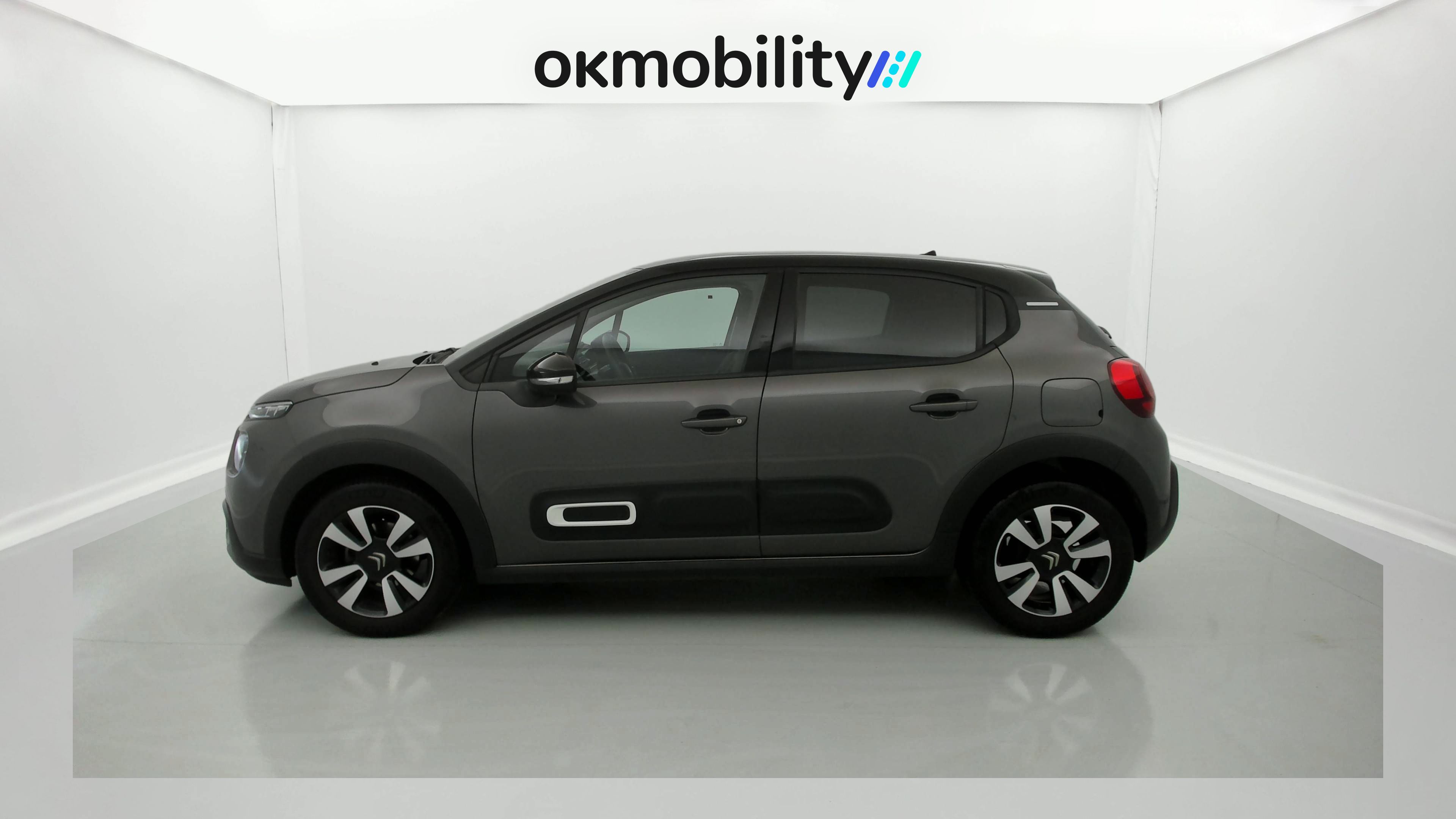 citroen c3 origin max 1.2 PURETECH 83 2024 gris platino / negro 4