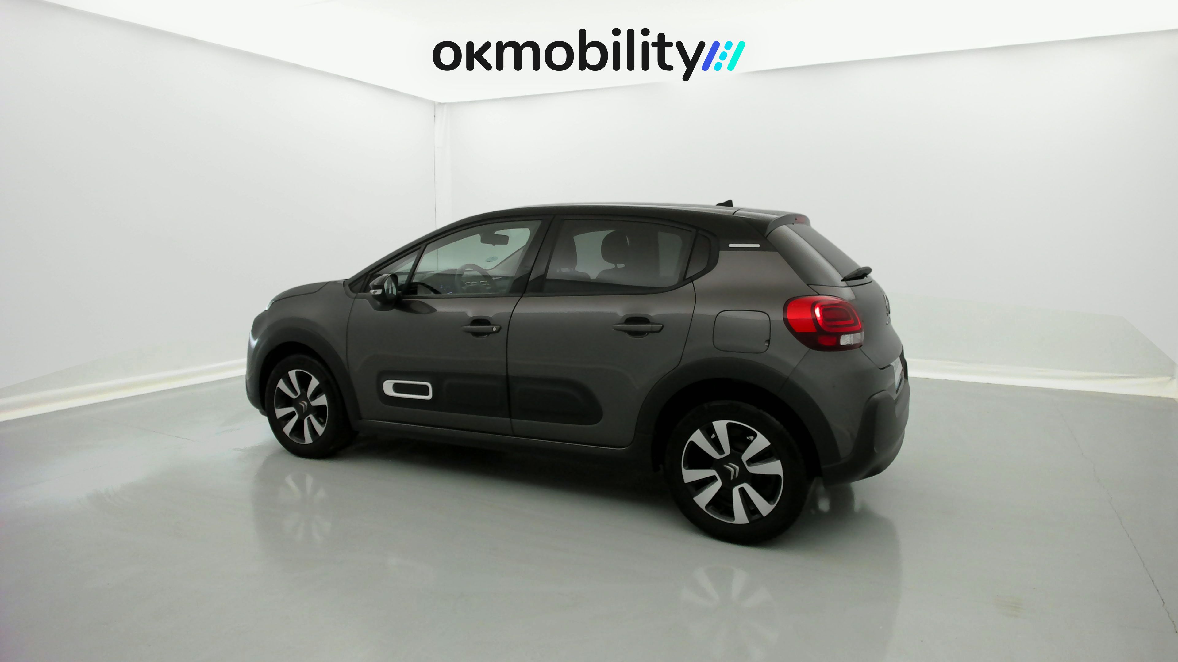 citroen c3 origin max 1.2 PURETECH 83 2024 gris platino / negro 8