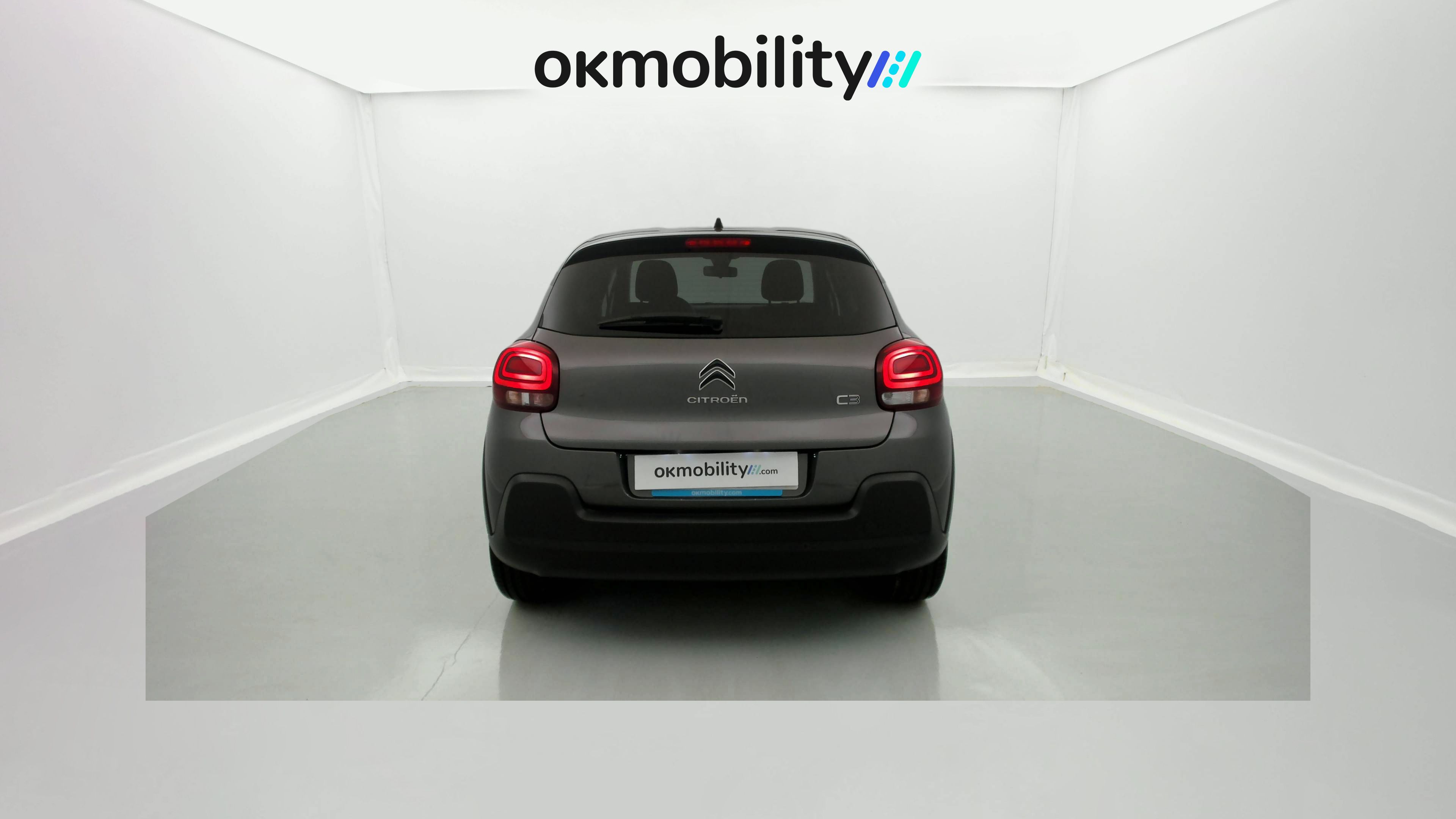 citroen c3 origin max 1.2 PURETECH 83 2024 gris platino / negro 3