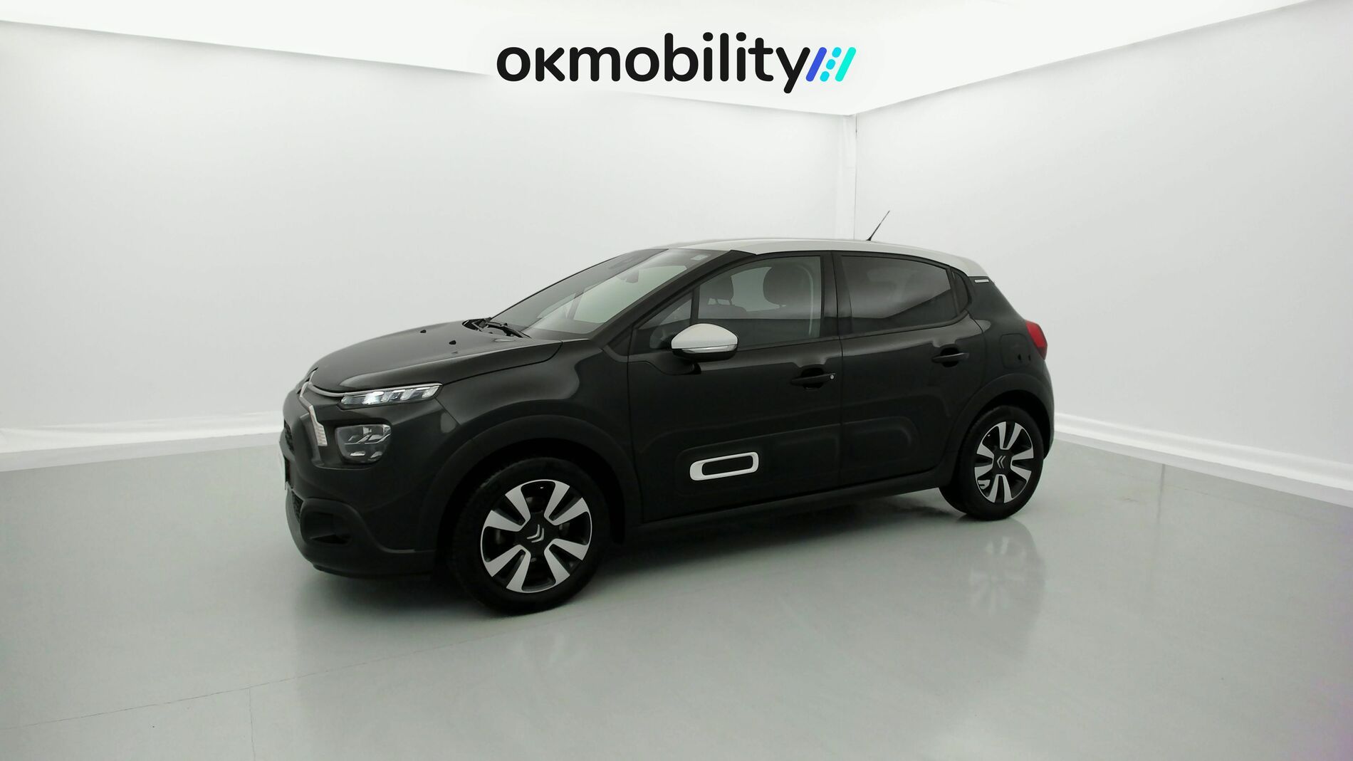 citroen c3 origin max 1.2 PURETECH 83 2024 negro perla nera / blanco 3