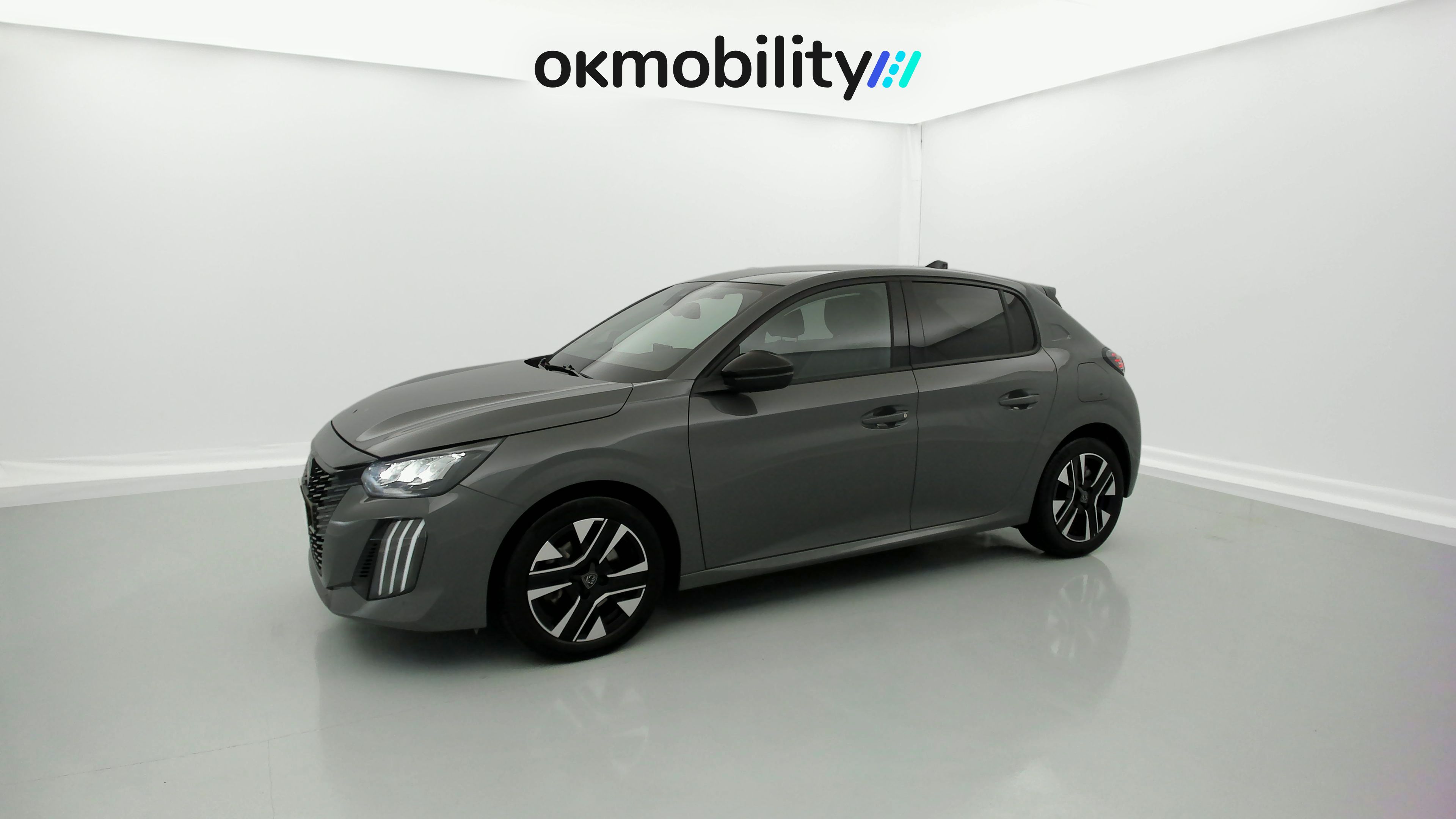 peugeot 208 allure 1.2 PURETECH 100 2024 gris selenium 2