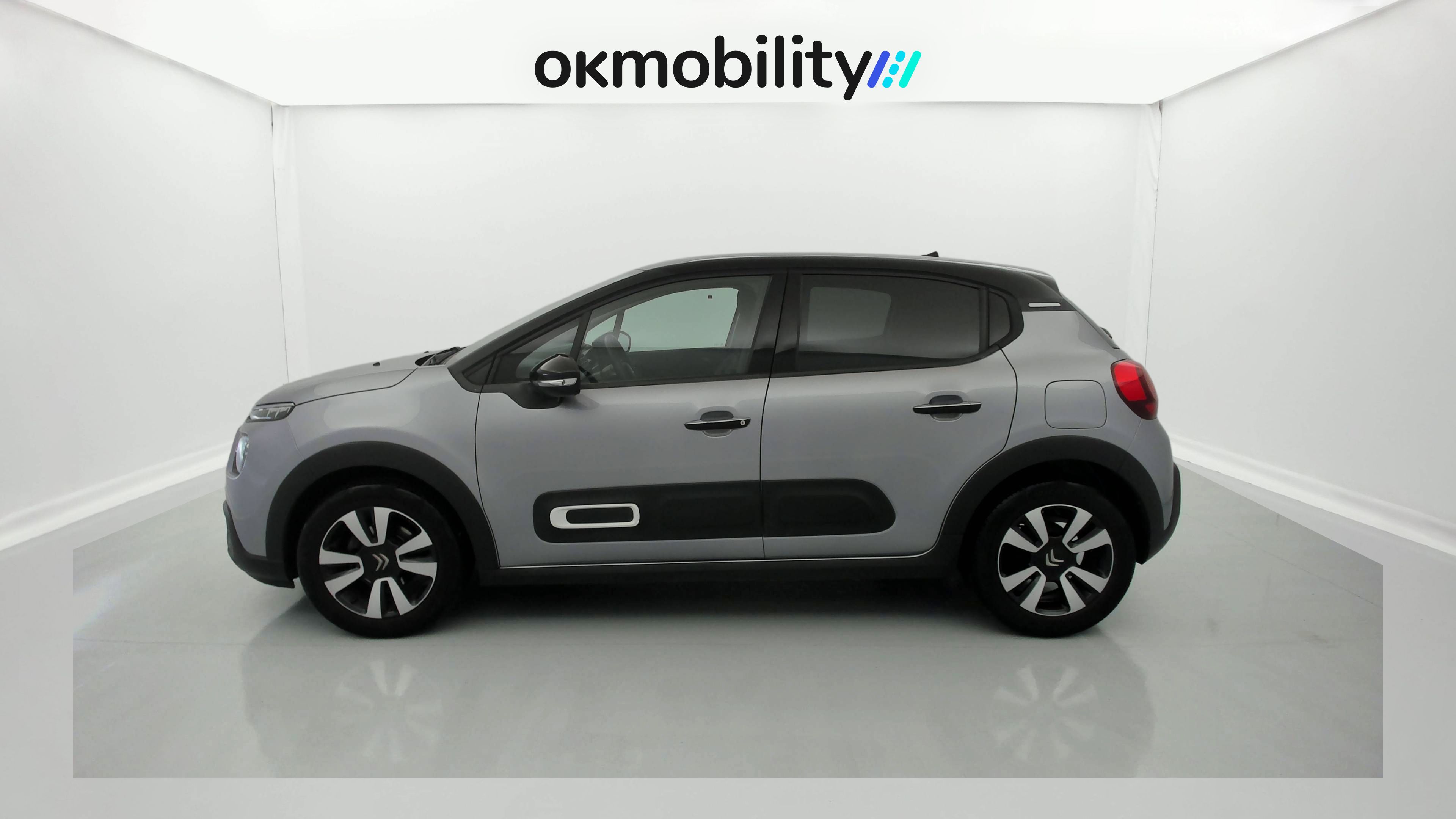 citroen c3 shine 1.2 PURETECH 83 2023 gris acero / negro 3