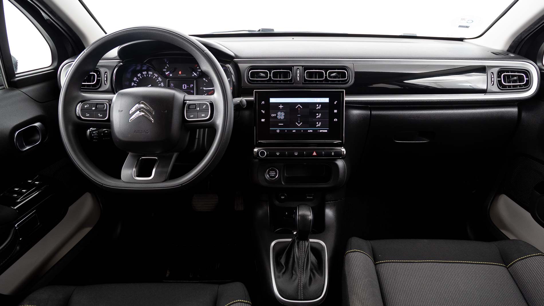 citroen c3 origin max 1.2 PURETECH 83 2024 gris platino / negro 17