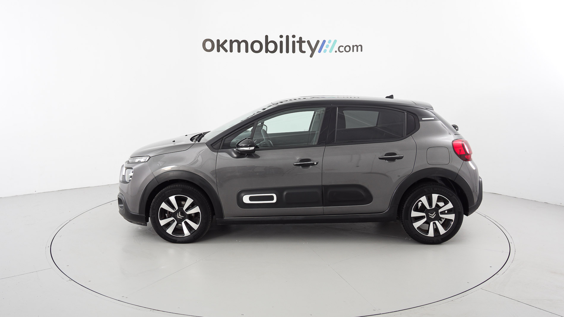 citroen c3 origin max 1.2 PURETECH 83 2024 gris platino / negro 3