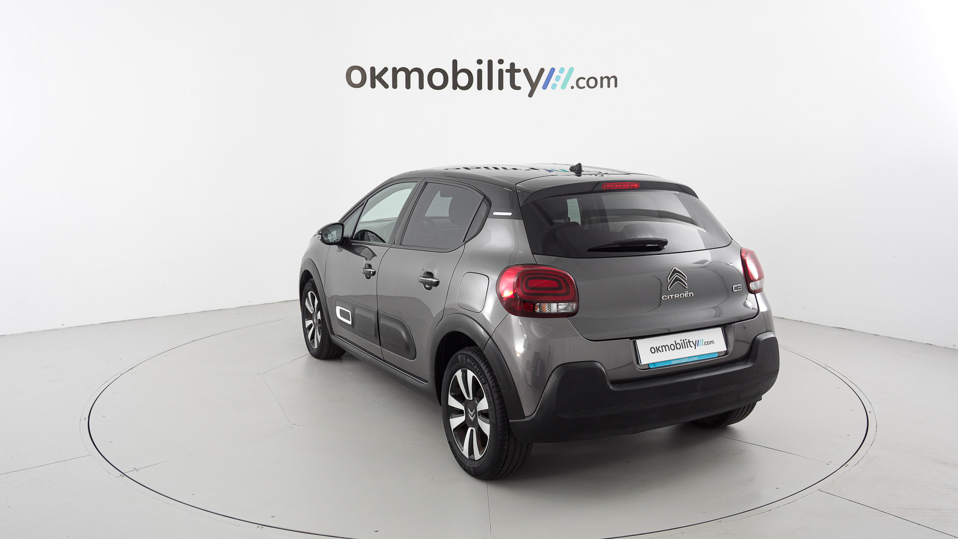 citroen c3 origin max 1.2 PURETECH 83 2024 gris platino / negro 4