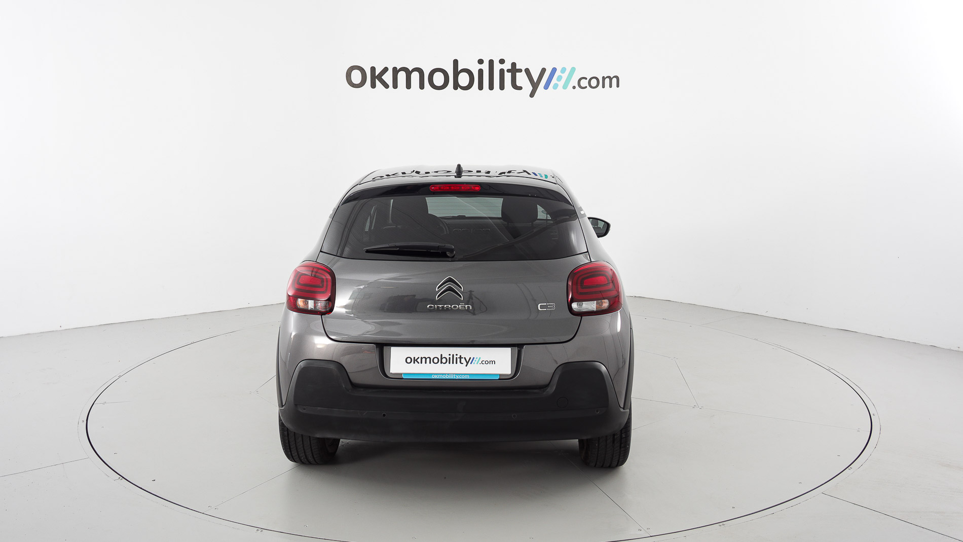 citroen c3 origin max 1.2 PURETECH 83 2024 gris platino / negro 8