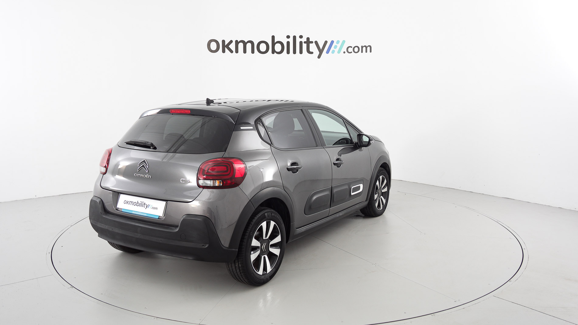 citroen c3 origin max 1.2 PURETECH 83 2024 gris platino / negro 9