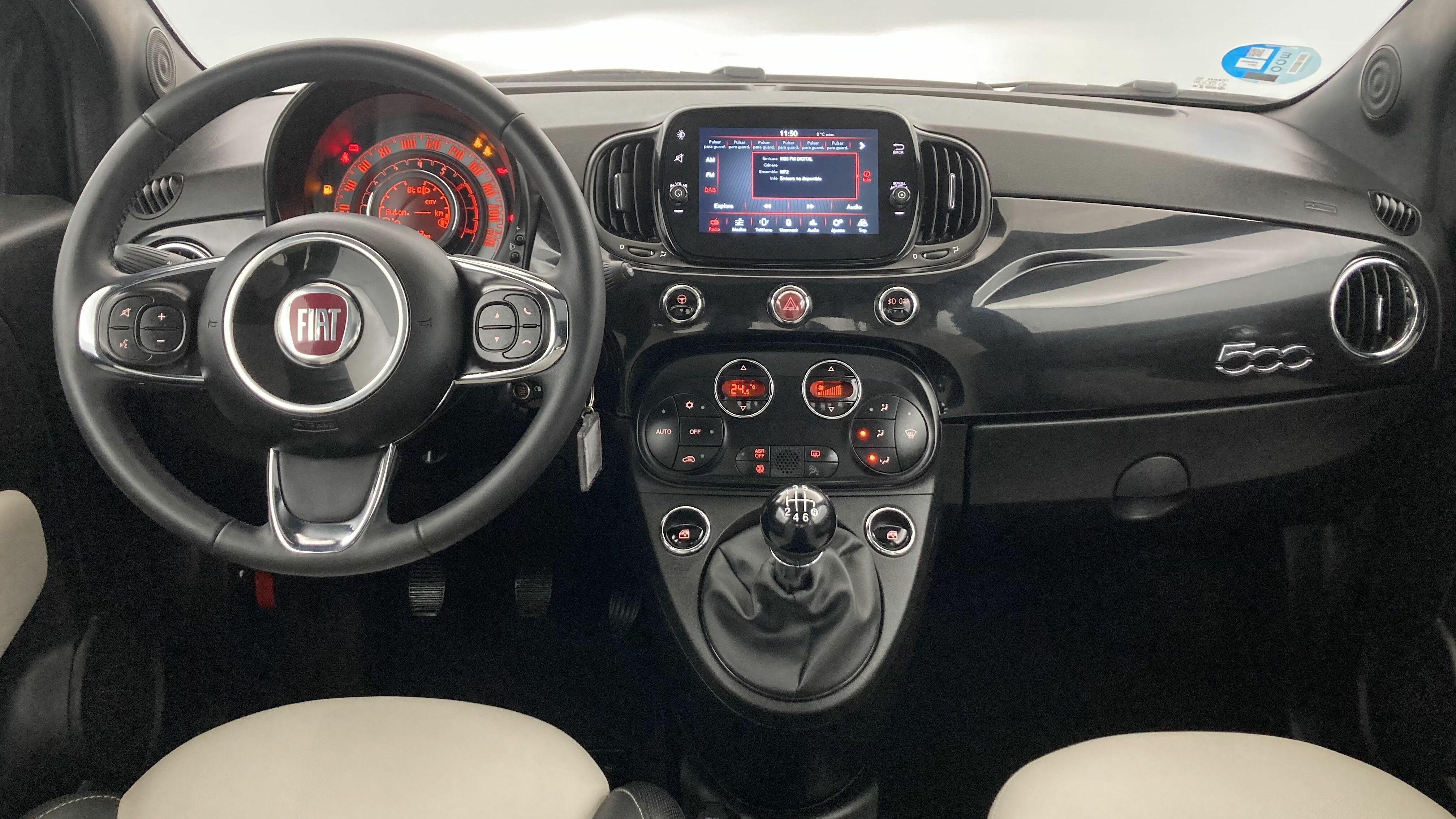 fiat 500 dolcevita 1.0 HYBRID 70 MHEV 2023 negro vesuvio 21