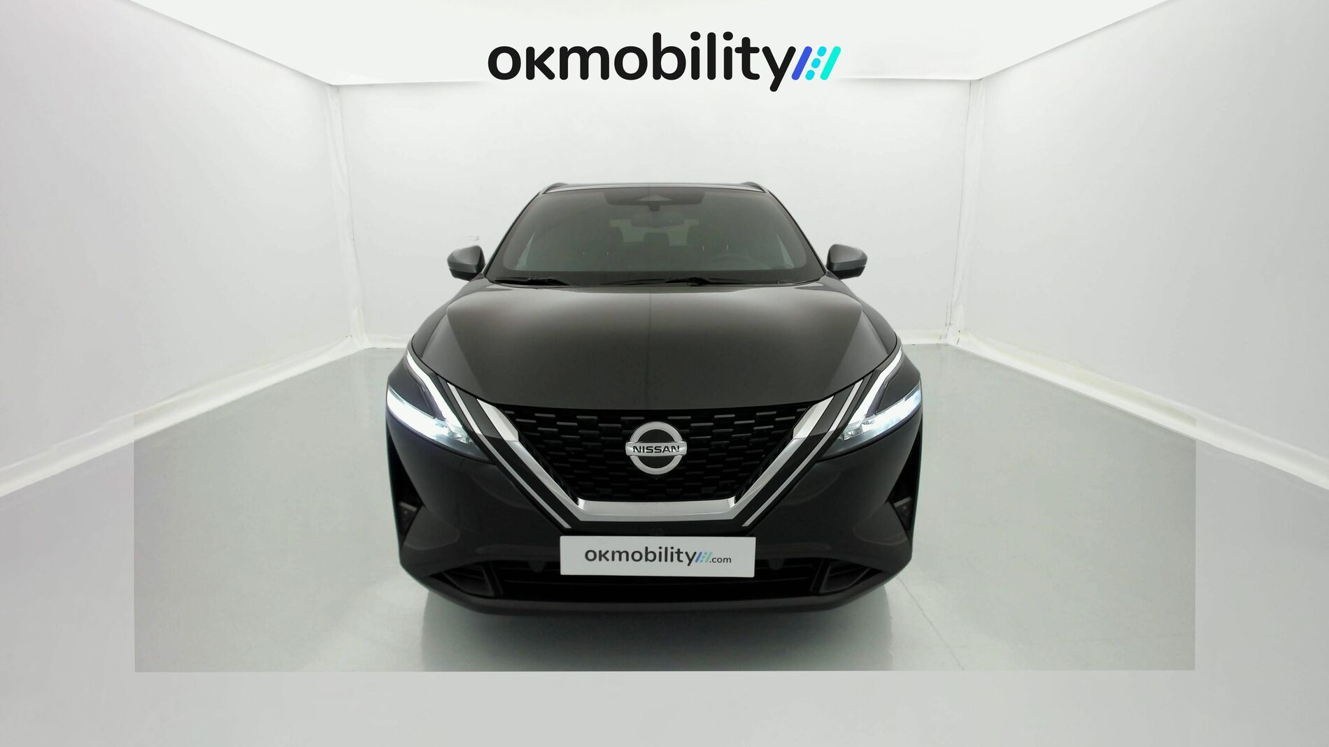 nissan qashqai tekna 1.3 DIG-T 140 MHEV 2022 noir metallise / gris 2