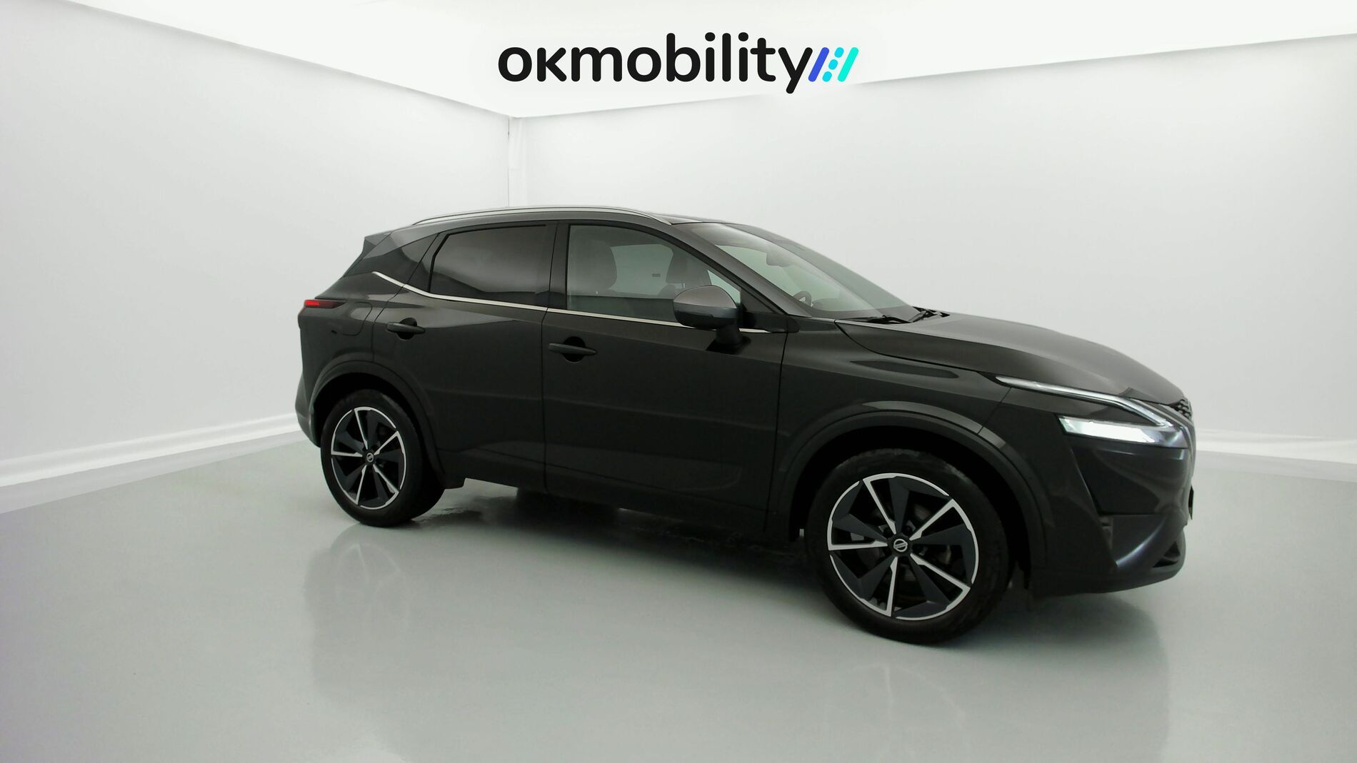 nissan qashqai tekna 1.3 DIG-T 140 MHEV 2022 noir metallise / gris 13
