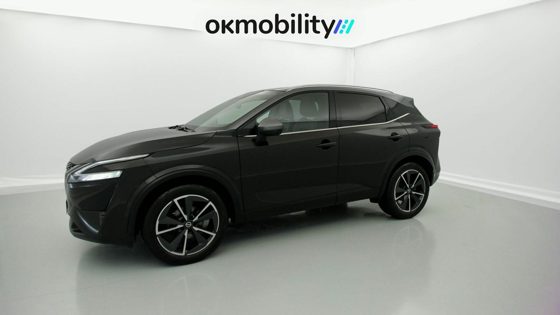 nissan qashqai tekna 1.3 DIG-T 140 MHEV 2022 noir metallise / gris 3