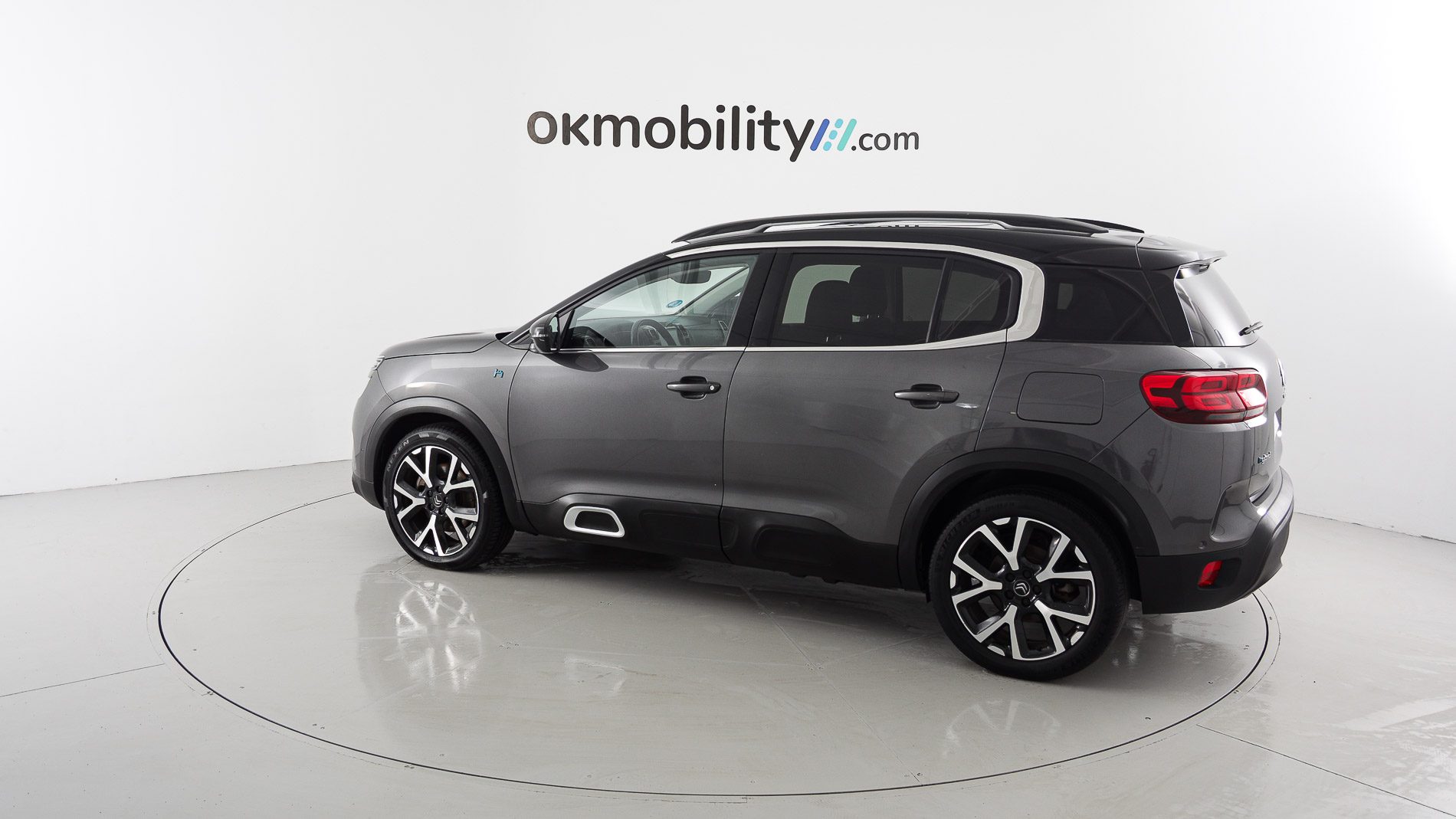 citroen c5 aircross shine 1.6 PURETECH HYBRID 225 E-EAT 2022 gris platino / negro 5