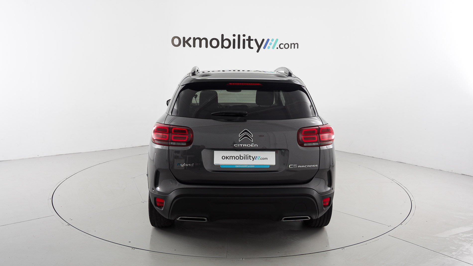 citroen c5 aircross shine 1.6 PURETECH HYBRID 225 E-EAT 2022 gris platino / negro 9