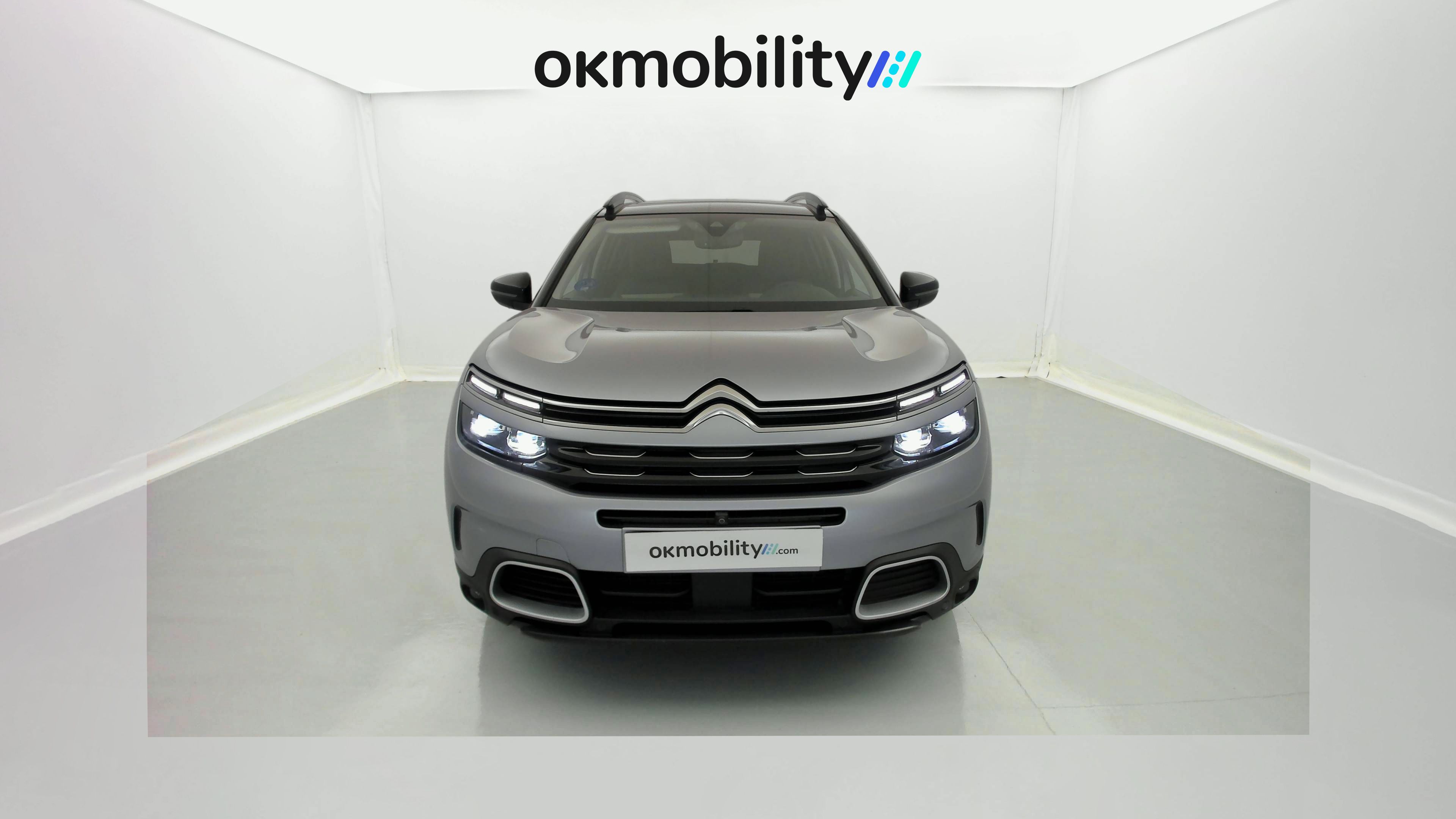 citroen c5 aircross shine 1.6 PURETECH HYBRID 225 E-EAT 2022 gris acier / negro 9