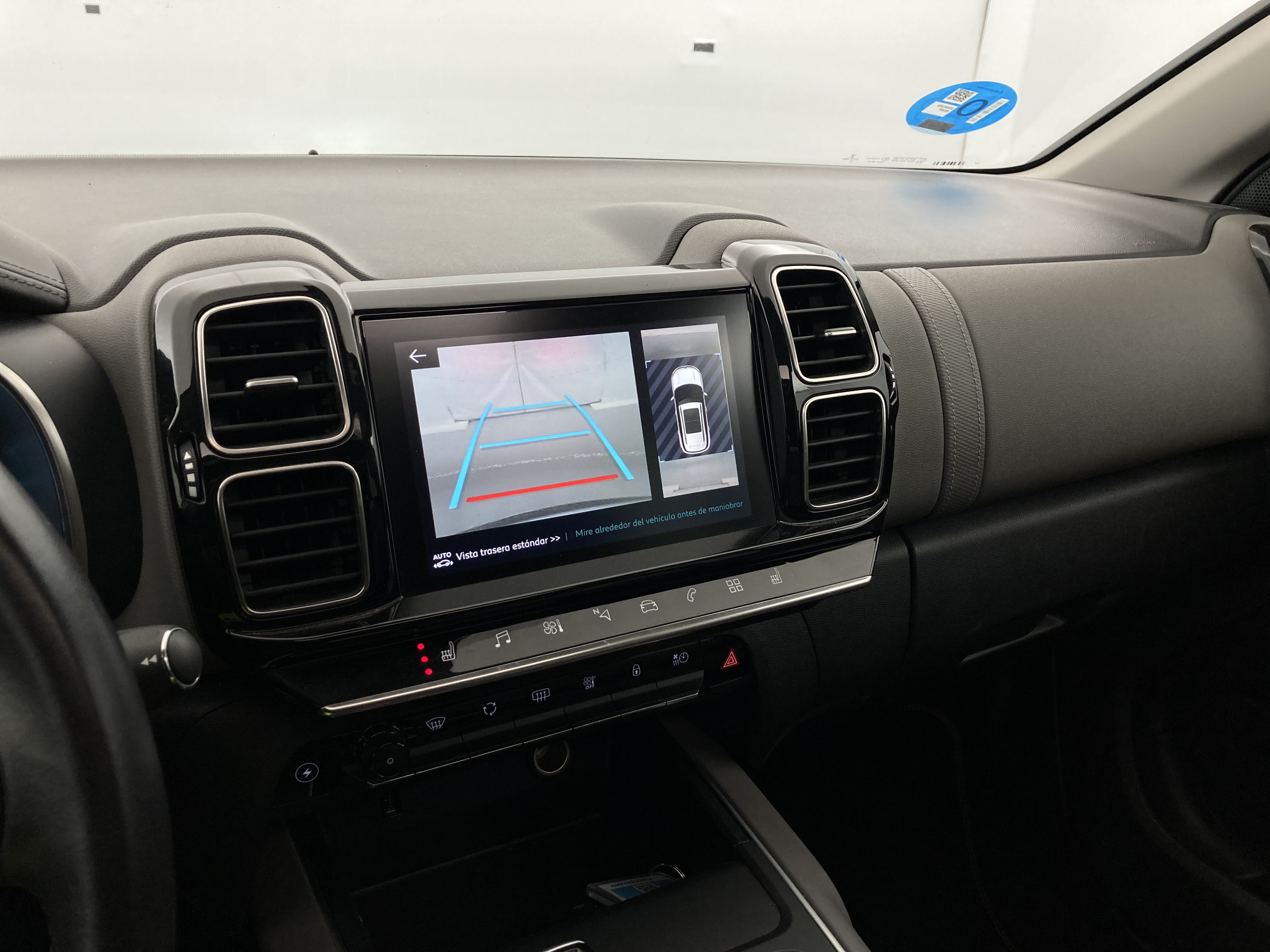 citroen c5 aircross shine 1.6 PURETECH HYBRID 225 E-EAT 2022 gris acier / negro 18