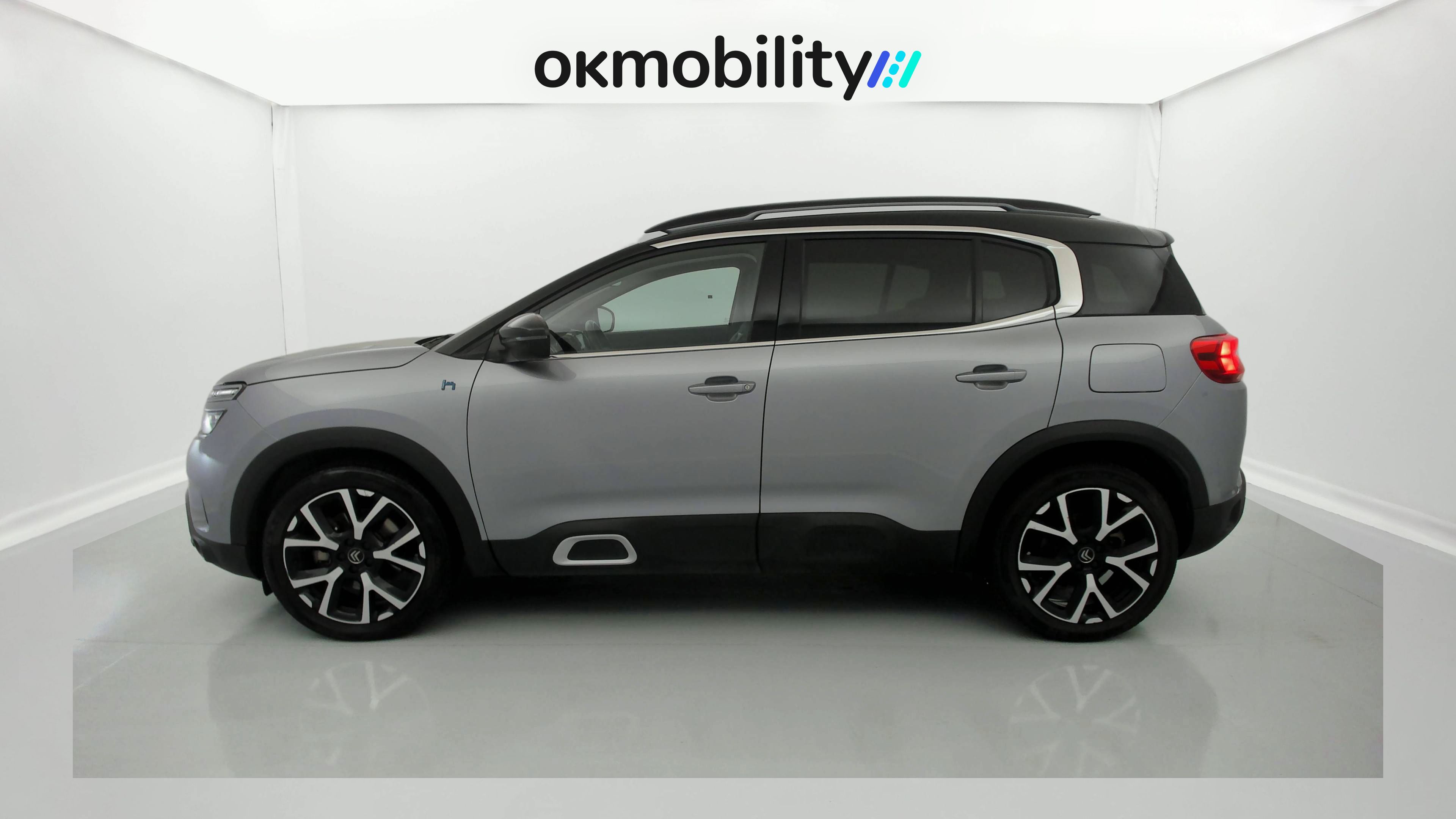 citroen c5 aircross shine 1.6 PURETECH HYBRID 225 E-EAT 2022 gris acier / negro 13